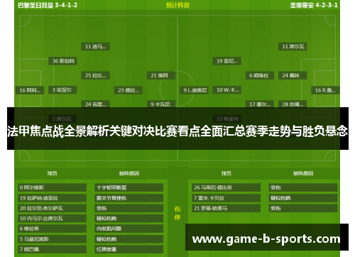 法甲焦点战全景解析关键对决比赛看点全面汇总赛季走势与胜负悬念 法甲焦点战全景解析关键对决比赛看点全面汇总赛季走势与胜负悬念