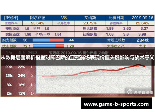 从数据层面解析福登对阵巴萨的亚冠赛场表现价值关键影响与战术意义